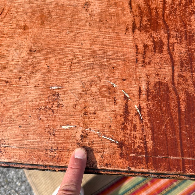 Wood Antique Manheim, Lancaster County, Pennsylvania Paint Decorated Blanket Chest, Circa 1860’s For Sale - Image 7 of 12