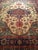 Late 19th Century Heriz Serapi Room Size Rug in a highly desirable "near square" size in pale yellow and green colors....
