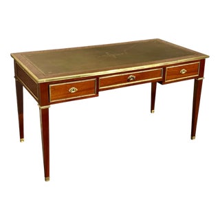 Louis XVI Style Flat Center Desk, 1930s For Sale