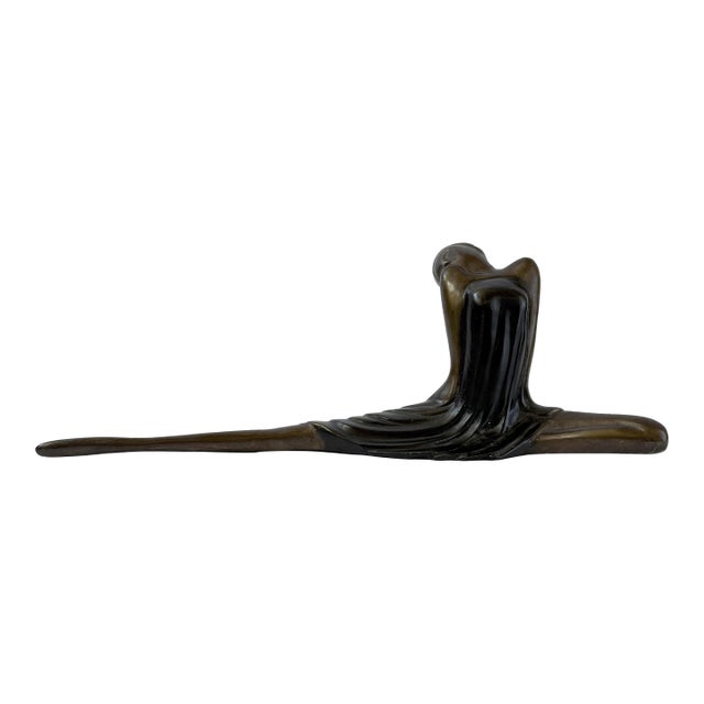 Mid 20th Century Ballerina Sculpture - Stretched Leg For Sale
