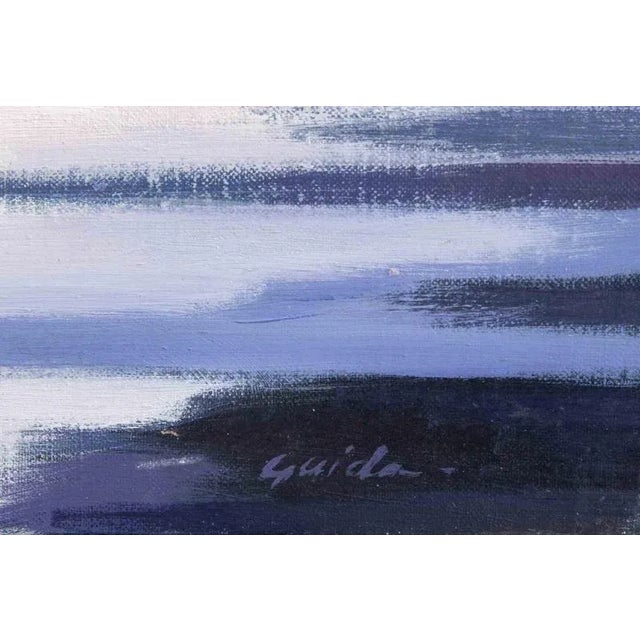 Oil on canvas realized by Gino Guida in 1980s. Hand signed lower right. Very good condition. This piece is attributed to...