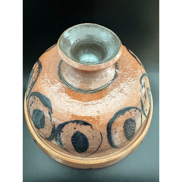 Mid-Century Modern Studio Pottery Lidded Jar - Tonto Clay, Hand-Thrown For Sale - Image 3 of 10