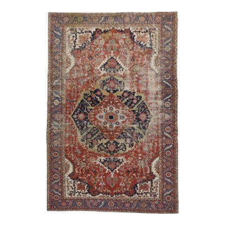 Late 19th Century Persian Serapi Rug, 13'00 X 19'10 For Sale