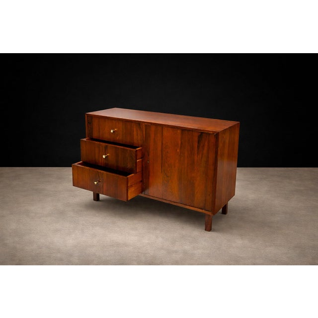 Brown Sideboard in Rosewood, Geraldo de Barros, 1950s - Lot 401 For Sale - Image 8 of 12