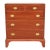 Baker Furniture Style Georgian Carved Mahogany Dresser or Chest of Drawers For Sale