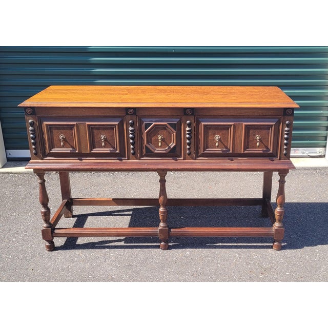 1930s Jacobean 1930s Diminutive Sideboard For Sale - Image 5 of 10