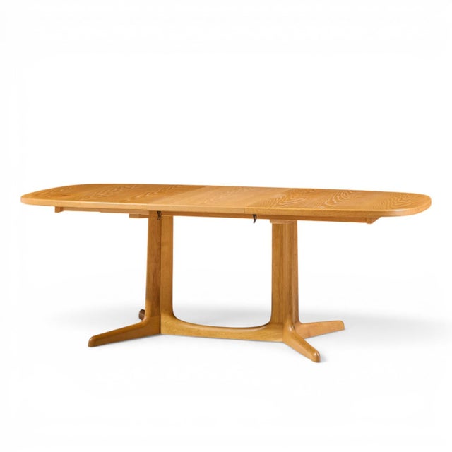 Gudme Mobelfabrik Mid Century Danish Teak Expanding Dining Table With 2 Leaves For Sale - Image 11 of 13