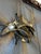 Metal Vintage Brutalist Metal Wall Sculpture For Sale - Image 7 of 11