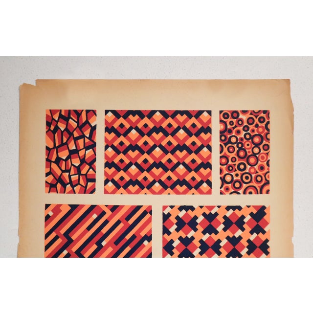 Art Deco 1928 American Design Pochoir, Inspirations (Book B, Plate 13), André Durenceau For Sale - Image 3 of 4