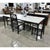 Modern Iron and Marble Dining Table For Sale - Image 10 of 12