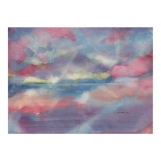 1960s Arthur Sembler Coastal Horizon Painting For Sale