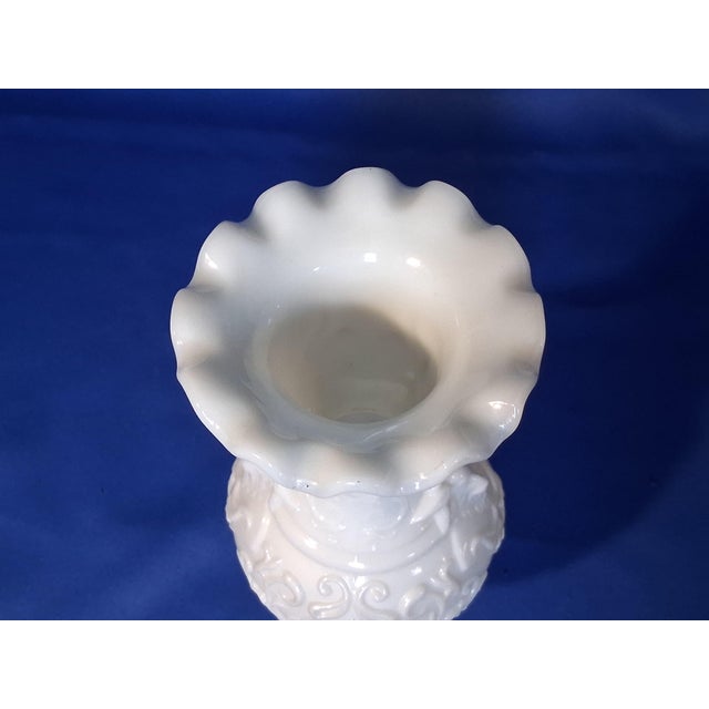 C 1880 Portieux Vallerystahl Victorian French Opaline Glass La Tete De Chevre Vase For Sale In Minneapolis - Image 6 of 8