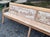 A very rare Long French Bench, having superb original patina with original paint still remaining, made from Beech and...