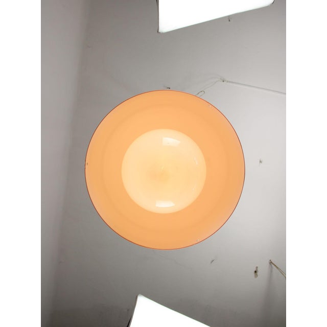 Guzzini Big Space Age Pendant in in Orange from Guzzini, 1970s For Sale - Image 4 of 18