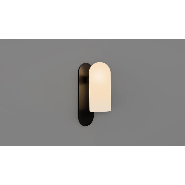 Black Odyssey Wall Sconce Medium For Sale - Image 8 of 10