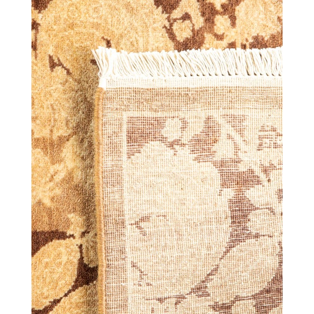2000 - 2009 Mogul, One-of-a-Kind Hand-Knotted Runner Rug - Brown, 2' 8" x 11' 9" For Sale - Image 5 of 8