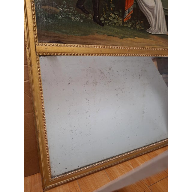 Late 18th Century French Trumeau Mirror For Sale - Image 11 of 12