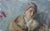 Antique Oil Portrait Painting: Young Girl by Ukrainian Artist Sokolovsky, 1970 29-48 For Sale