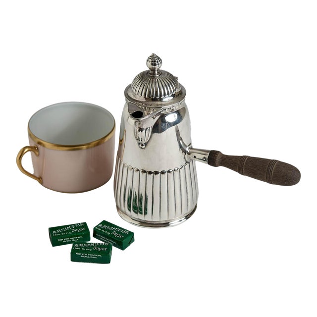 Antique Tiffany & Co. Silver Plate Handled Teapot For Sale