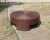 Hollywood Regency Round Wicker Coffee Table For Sale - Image 3 of 12