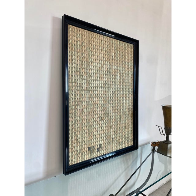 Robert Rauschenberg Minimalist Collage by Joppa in Lacquered Frame For Sale - Image 4 of 18