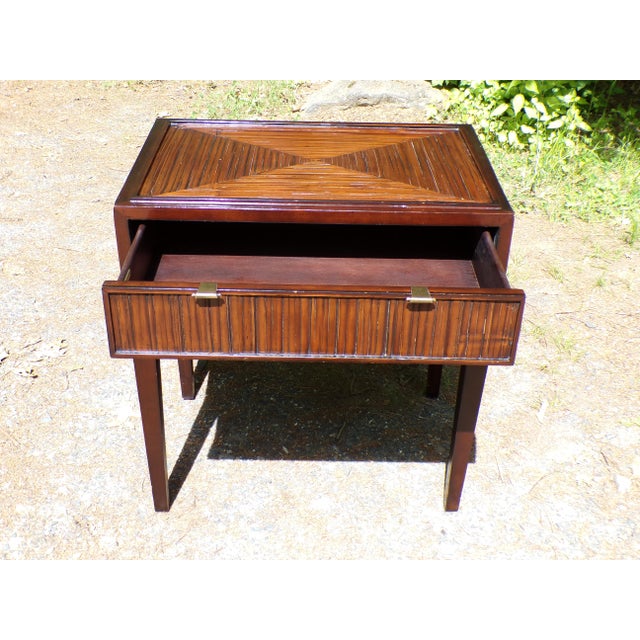 Late 20th Century Vintage McGuire Faubourg Collection Table Desk For Sale - Image 5 of 17