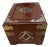 Beautiful Vintage Chinese Wooden Rosewood Jewelry Box For Sale