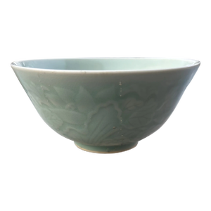 Qing Dynasty Celadon Koi Fish Bowl Mid 19th Century