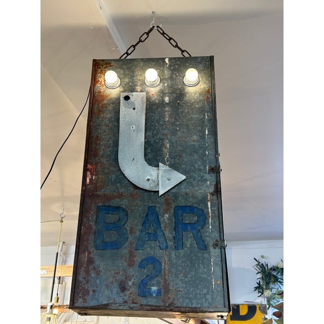 Industrial Vintage Fragment From Retro Cafe Neon Sign For Sale - Image 12 of 13