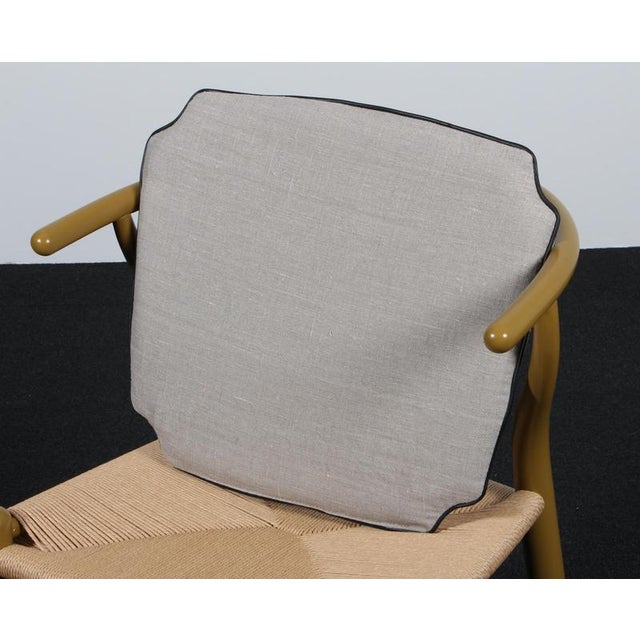 Textile Cushion for Wishbone Chair by Hans J. Wegner For Sale - Image 7 of 8