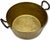 Metal Very Large Mid 1800s Antique Heavy Brass & Hand Wrought Iron Hearth or Stove Top Cooking Pot 18 Inches Long! For Sale - Image 7 of 18