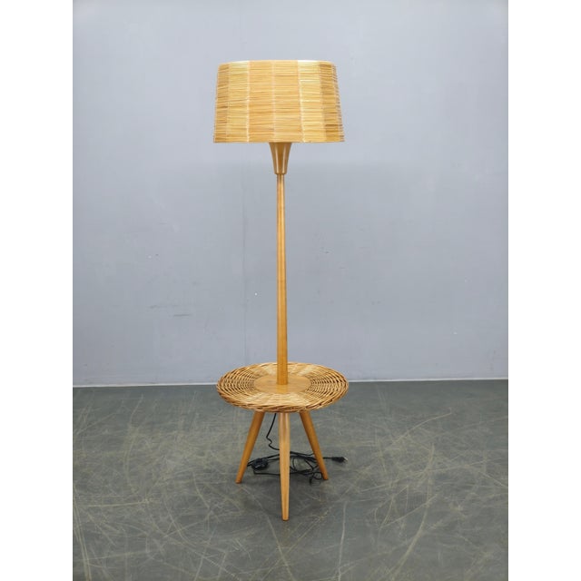 Rare mid century floor lamp designed by jan kalous and produced by uluv in czechoslovakia during the 1960s. This...