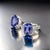 Metal Natural Tanzanite Diamond Ring Size 6 14k W Gold 4 TCW Certified For Sale - Image 7 of 13