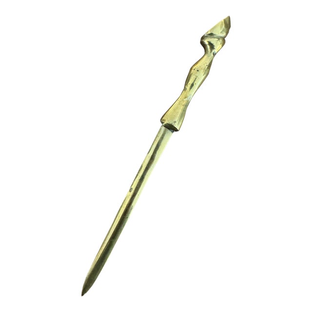 Vintage Brass Hoof Letter Opener For Sale