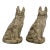 Pair of Concrete Shepherd Dogs, English Mid 20th Century For Sale