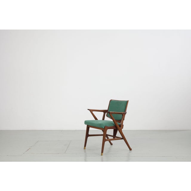 Vintage Armchairs by Enrico Ciuti, 1950, Set of 6 For Sale - Image 10 of 18