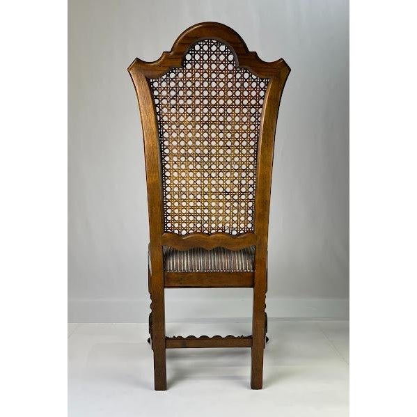 Baker Furniture Jacobean Style Barley Twist Dining Chairs - Set of 6 For Sale - Image 11 of 16