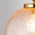Mid-Century Modern Mouth-Blown, Spherical Glass Pendant Lamp with Melted Flakes of Real Gold, 1970s For Sale - Image 3 of 8