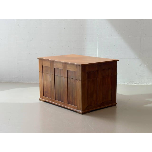 Black Archive Chest of 6 Drawers in Cherrywood, 1970s For Sale - Image 8 of 17