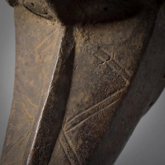 Early 20th Century Gurunsi Baboon Animalistic Mask Burkina Faso For Sale - Image 9 of 12
