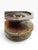 1920s Antique French Bronze Floral Master Salt Cellar or Ring Dish - Dated 1920 Miniature For Sale - Image 5 of 6