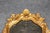 Pair of Rare Tall Italian Rococo Style Distressed Carved Gilt Gold Mirrors For Sale In Philadelphia - Image 6 of 10