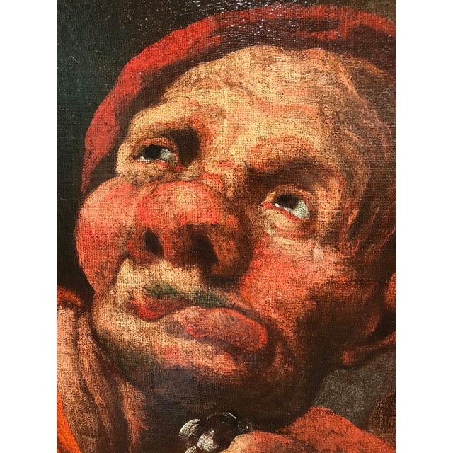 Pietro Della Vecchia, The Alchemists, Oil on Canvas, 17th Century, Framed For Sale - Image 3 of 14