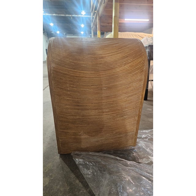 Mid 20th Century Pencil Reed Console Table in the Style of Gabriella Crespi For Sale - Image 5 of 7