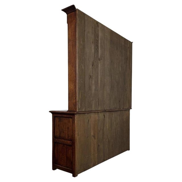 Antique English Traditional Oak Dresser, 1900s For Sale - Image 11 of 13