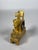 Metal Empire period 19th century mantel clock depicting a woman at her toilette For Sale - Image 7 of 9