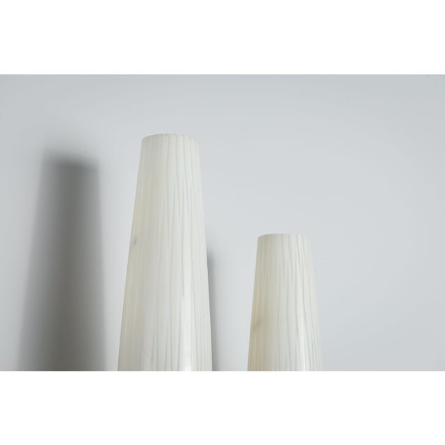 Double Shades Sconces with Brass Details, 1960s, Set of 2 For Sale - Image 12 of 16