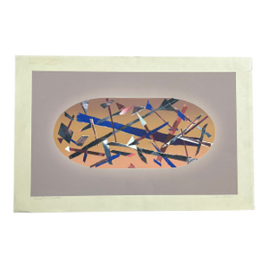 1970’s Original Abstract Lithograph “Concept and Direction”