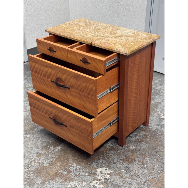 Design Plus Gallery presents a Miod Century Rustic Style Chest of Four Drawers. You get this most becoming and functioning...