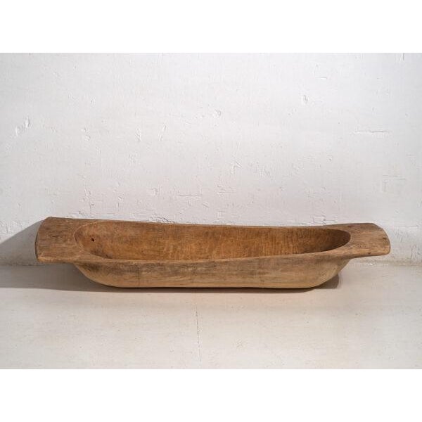 Antique Carved Wooden Bowl For Sale - Image 5 of 10